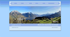 Desktop Screenshot of kronauer.info