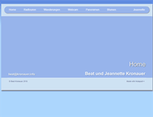 Tablet Screenshot of kronauer.info